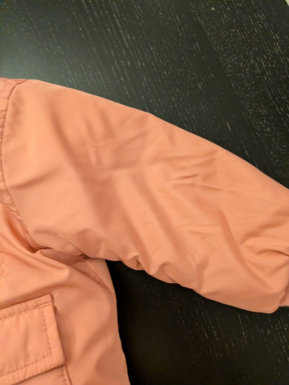 Old Navy Coral Pink Sherpa-Lined Jacket - Picture 4 of 8